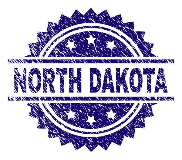 Grunge texturizado NORTH DAKOTA selo —  Vetores de Stock