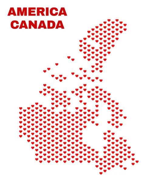 Canada V2 Map - Карта Валентины Сертс — стоковый вектор