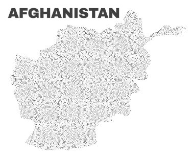 Puan vektör Afganistan Haritası