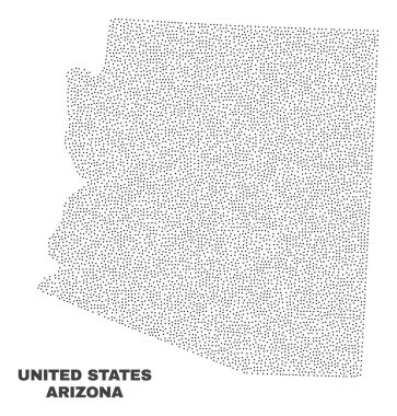 Puan vektör Arizona Üniversitesi Haritası