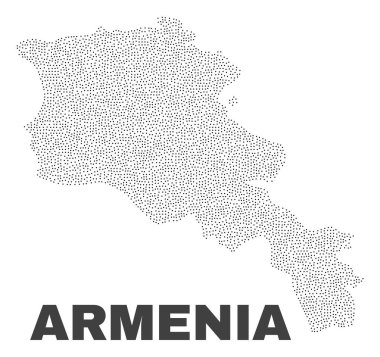 Puan vektör Ermenistan Haritası