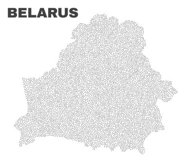 Puan vektör Beyaz Rusya Haritası