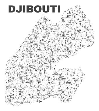 Puan vektör Cibuti Haritası