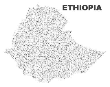 Puan vektör Etiyopya Haritası