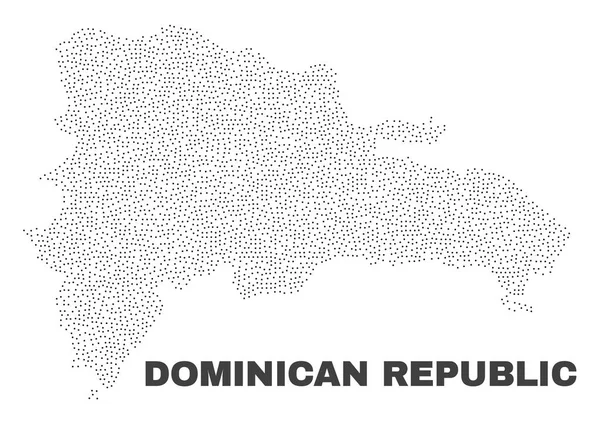 Puan vektör Dominik Cumhuriyeti Haritası