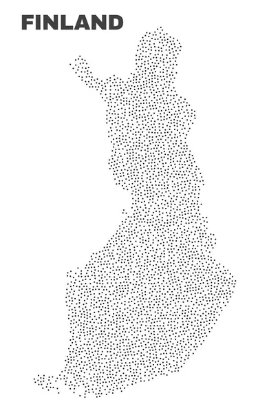 Puan vektör Finlandiya Haritası