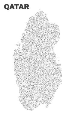Puan vektör Katar Haritası