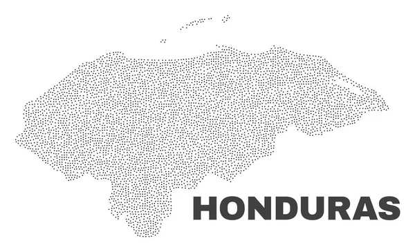 Nokta vektör Honduras Haritası