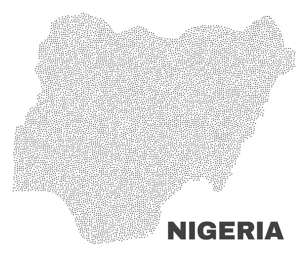 Puan vektör Nijerya Haritası