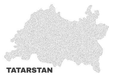 Puan vektör Tataristan Haritası