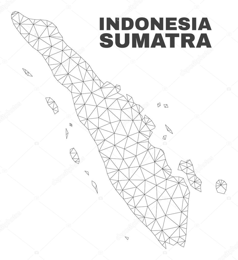 Vector Polygonal Mesh Sumatra Map