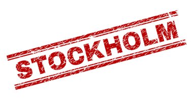 Grunge Stockholm damga mühür dokulu