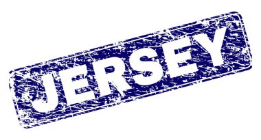 Yuvarlatılmış dikdörtgen damga çizilmiş Jersey çerçeveli