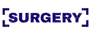 Grunge cerrahi damga mühür köşeler arasında dokulu