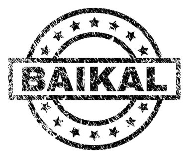 Dokulu baykal damga mühür çizik