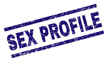 Dokulu seks profil damga mühür çizik