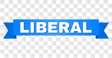 Liberal metin ile mavi şerit