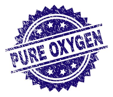 Dokulu saf oksijen damga mühür çizik