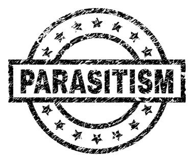 Dokulu parazitizm damga mühür çizik