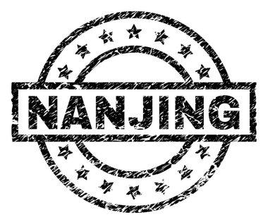Dokulu Nanjing damga mühür çizik