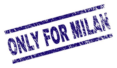 Sadece Milan damga mühür için dokulu grunge