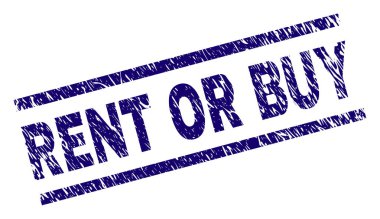 Çizik dokulu kira veya satın damga mühür