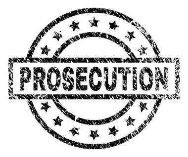 Dokulu kovuşturma damga mühür çizik