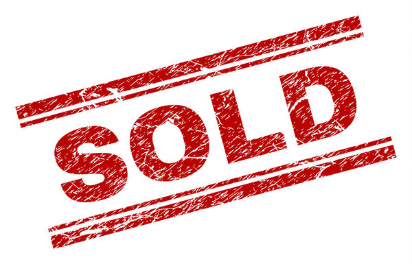 Потертая печать SOLD
