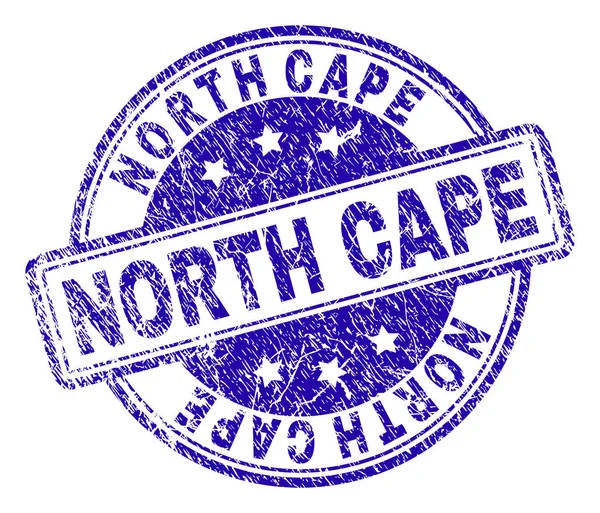Repad texturerat North Cape stämpelplatta — Stock vektor