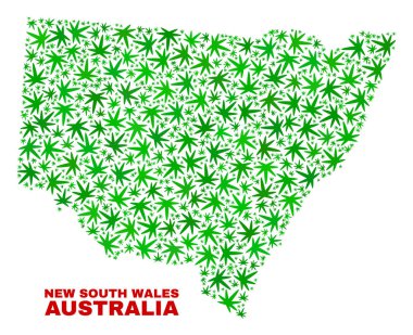 Esrar kolaj yeni Güney Galler harita bırakır