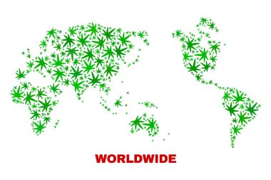 Kenevir mozaik dünya çapında harita bırakır