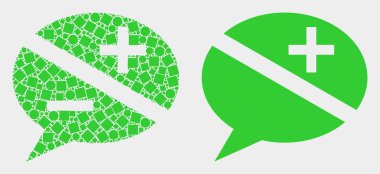 Nokta ve Düz Vektör Tartışma Mesajları Simgesi