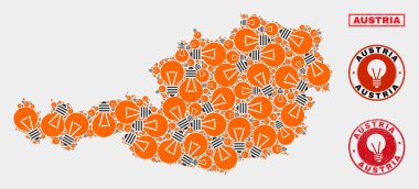 Elektrik Ampul Kolaj Avusturya Haritası ve Sıkıntı Mühürler