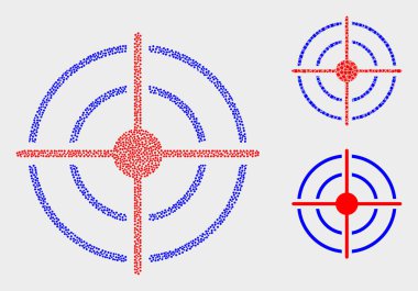 Nokta Vektör Bullseye Simgeler