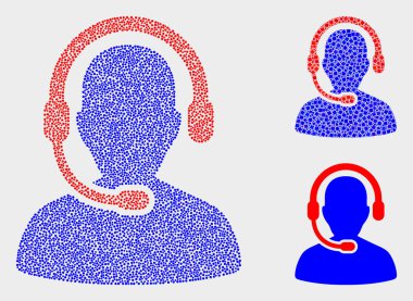 Noktalı Vektör Çağrı Merkezi Operatör Simgeleri