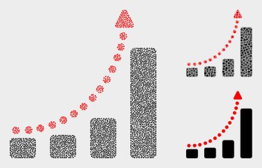 Nokta Vektör Hızlı Büyüyen Trend Simgeleri