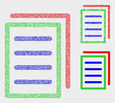 Nokta Vektör Listesi Sayfa Simgeleri
