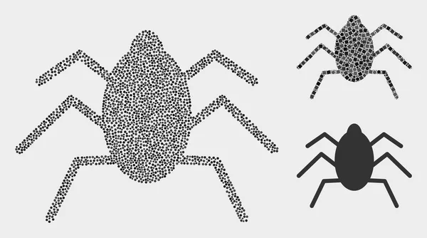 Pixelated Vector Mire Tick Iconos — Archivo Imágenes Vectoriales