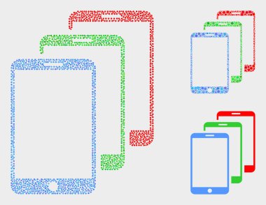 Piksel Vektör Akıllı Telefonlar Simgeleri