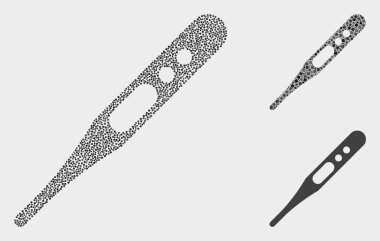 Nokta Vektör Termometre Simgeleri
