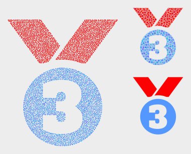 Piksel Vektör Üçüncülük Ödülü Simgeler