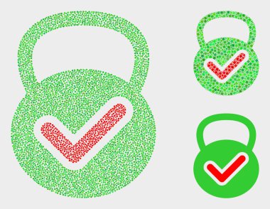 Noktalı Vektör Geçerli Ağırlık Simgeleri