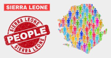 Sierra Leone Haritası Nüfus Demografisi ve Kirli Damga Mührü
