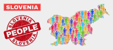 Slovenya Harita Nüfus Demografisi ve Kirli Mühür