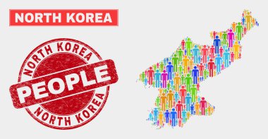 Kuzey Kore Harita Nüfus Demografisi ve Kirli Damga Mührü