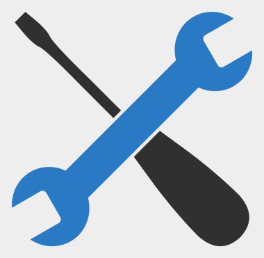 Beyaz Arka Plan üzerinde Raster Onarım Araçları Simgesi