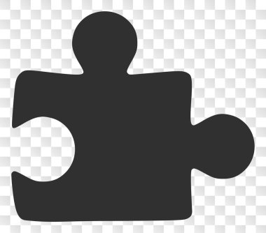 Satranç Şeffaf Arka Plan Vektör Bulmaca Eklenti Sonu Simgesi