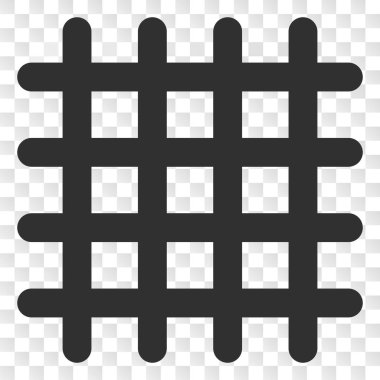 Satranç Şeffaf Arka Plan üzerinde Vektör Izgara Simgesi