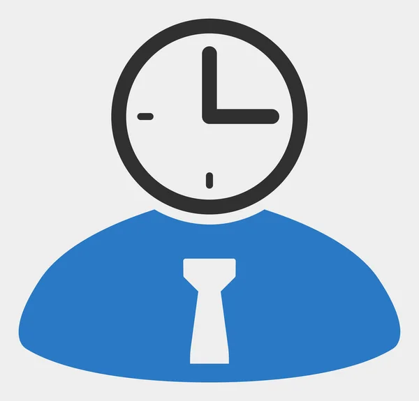 Raster time manager icon auf weißem Hintergrund — Stockfoto