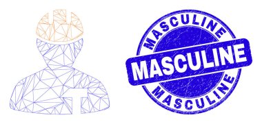 Mavi Tehlike Maskülen Mühür Mührü ve Web Ağ Tamircisi